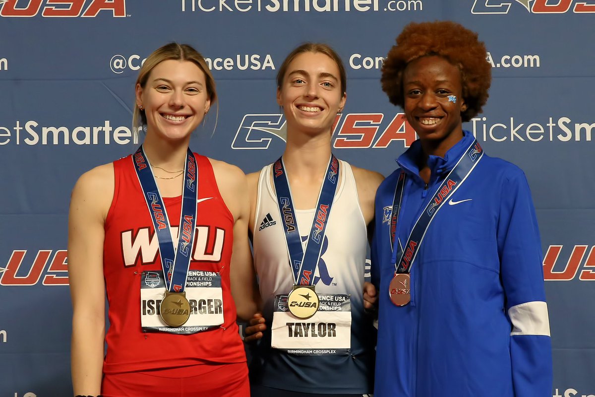 What a year for <a href="/Katie_Iso/">katie isenbarger</a> - previously earned All-Conference honors for the C-USA champion and nationally ranked <a href="/WKUVolleyball/">WKU Volleyball</a> team and today finishes 3rd in the High Jump at the C-USA Indoor Track Championships!