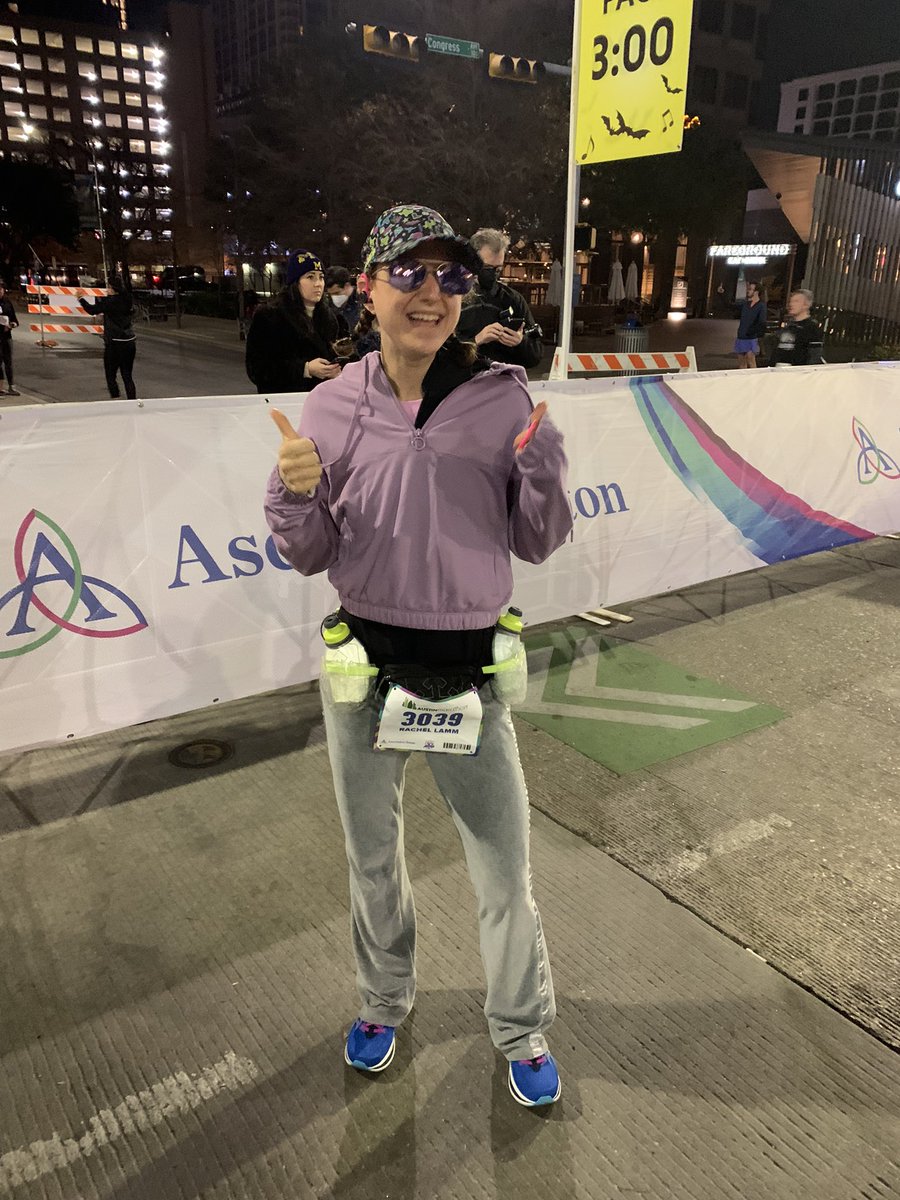 Just ran <a href="/austinmarathon/">austinmarathon</a> and met great fellow runners #running #AustinMarathon