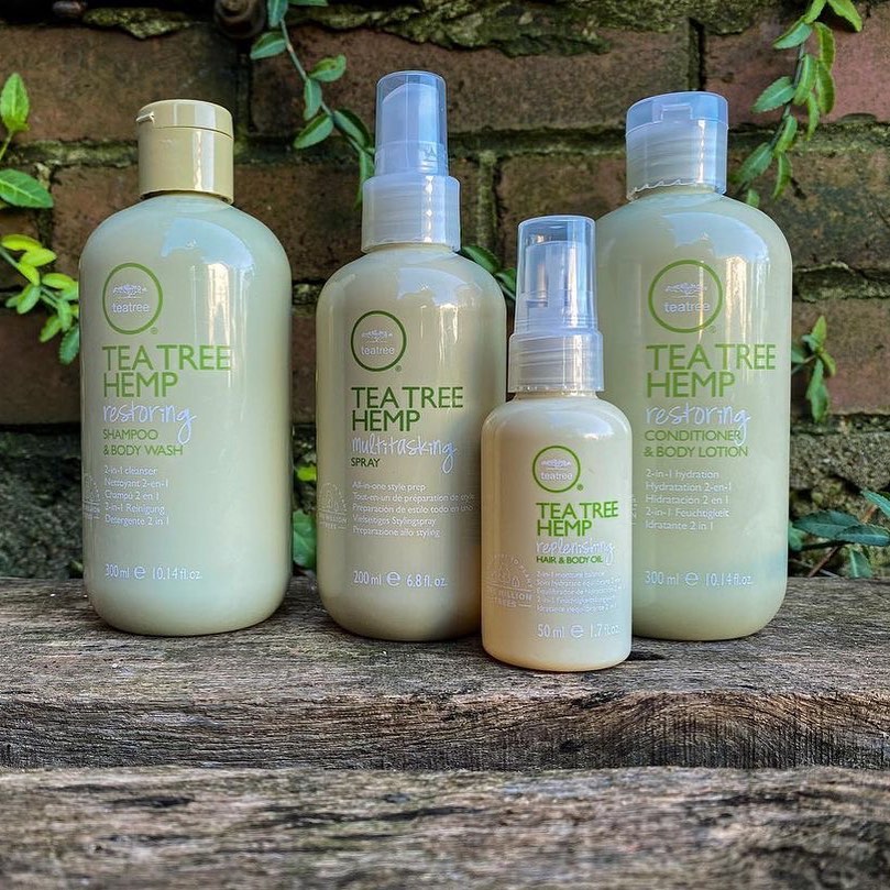 PaulMitchellUS's tweet photo. Hemp hemp HOORAY! The #TeaTreeHemp multipurpose products are here to make your life easier and save the day (and your skin and hair)! Which product from the #TeaTreeHemp line is your fave? 🌿 @burgshairpalour (IG) https://t.co/qxyrCMWsmz