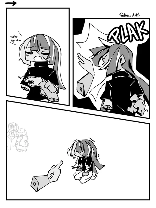 Awali pagimu dengan ditampar tangan sendiri
#graveyART 