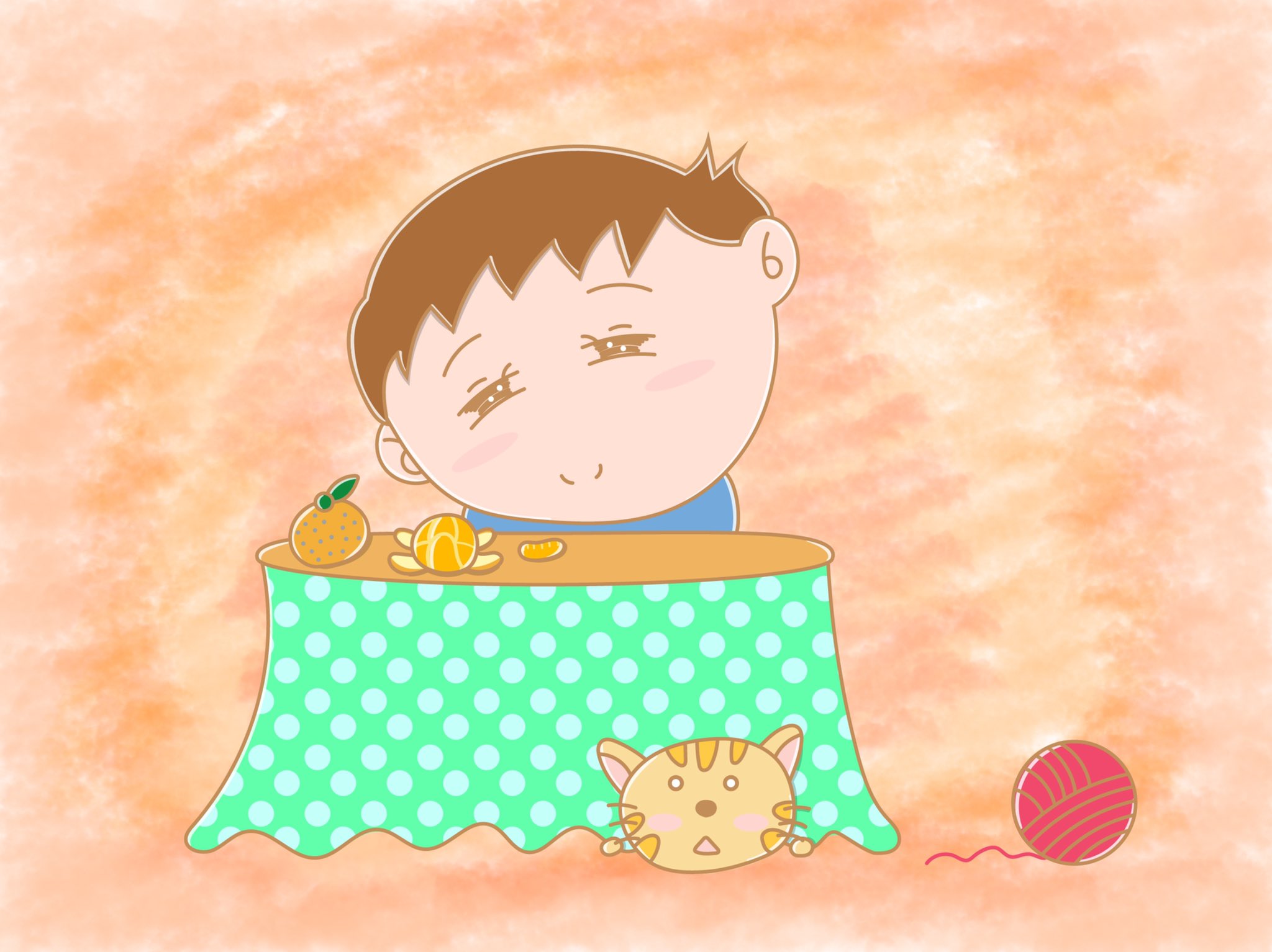 Aki こちらは趣味垢でーす おはようございます まだまだ寒い日が続いています 外へ出る際は暖かい格好をして 部屋にいるときは暖房をつけましょう でも換気は忘れずに 今日も1日がんばりましょう イラスト かわいいイラスト おは戦fg