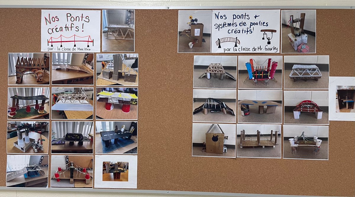 danielaklein08's tweet photo. Grade 4 &amp; 5s build their bridges 🌉 and pulley systems! 🏗 https://t.co/8IMgKpg6sW