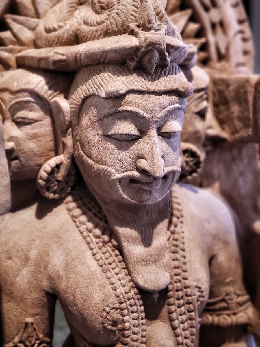 More treasures from the Bikaner Government Museum- 9th/10th/11thC Brahma (I think)...