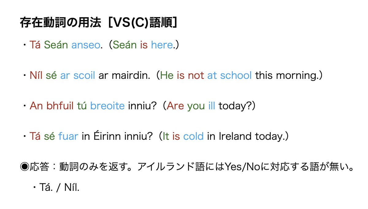 アイルランドご