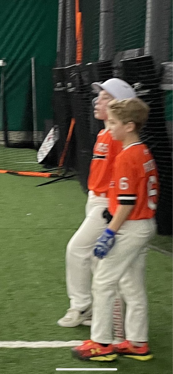 ICEBSBL's tweet photo. These two have very high Baseball IQ.     Both represented well today! https://t.co/1EDdN816Nl