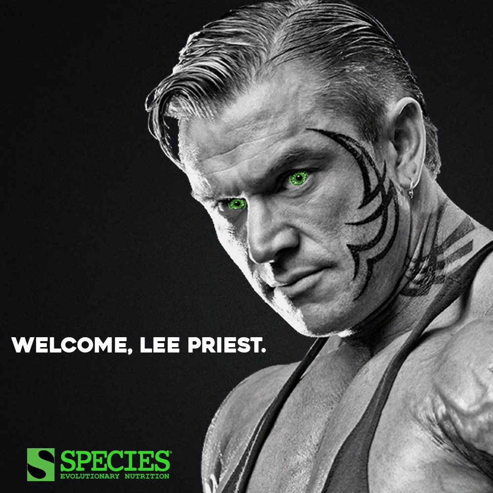 RealSpecies's tweet photo. Dave Palumbo and SPECIES Nutrition welcome the legendary Lee Priest as the newest SPECIES Nutrition Elite Athlete. This is an immensely exciting moment for the brand as we welcome one of the greatest bodybuilders to ever compete. https://t.co/WfjqzaDlq1