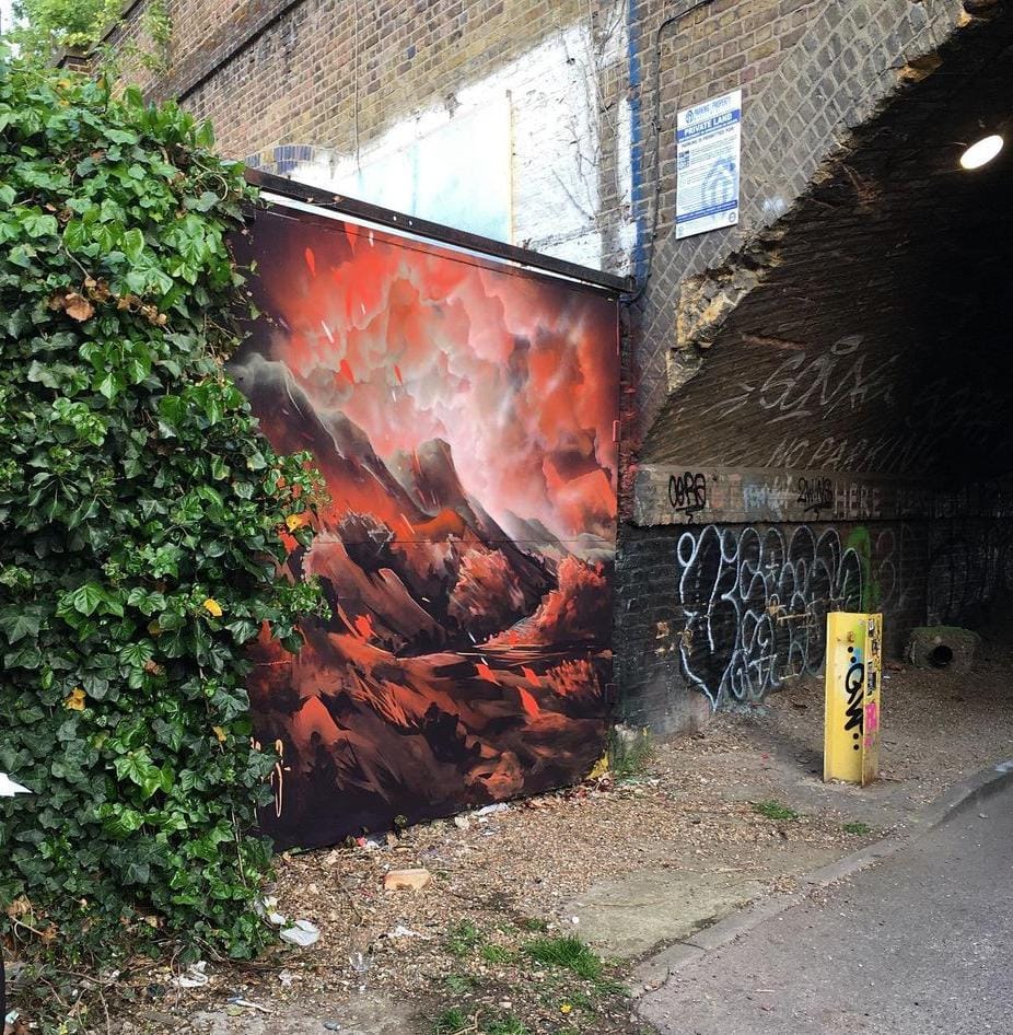 allcitycanvas's tweet photo. Mira los sublimes paisajes que #EdHicks crea en los muros. 🤯 https://t.co/zhjIamVI6M