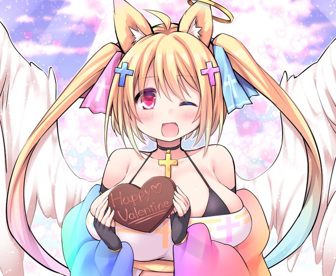 すっっっごく遅くなりましたがバレンタイン絵、描きました……🍫 