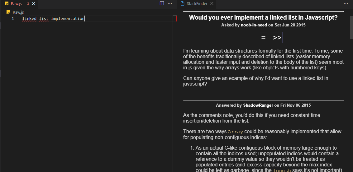 Adarsh____gupta's tweet photo. What if I said you can use StackOverFlow in VSCode🤯🤯🤯.

Yes, You can😎

And it is as simple as it is.

You just need to install an Extension ✅Stackfinder
and you are all set. https://t.co/5w78tEslUE