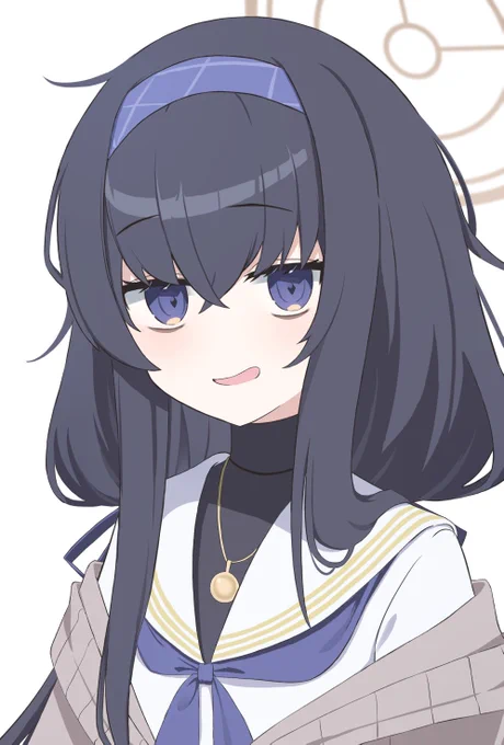 ウイちゃんのにへ顔が気になりすぎる #ブルアカ 