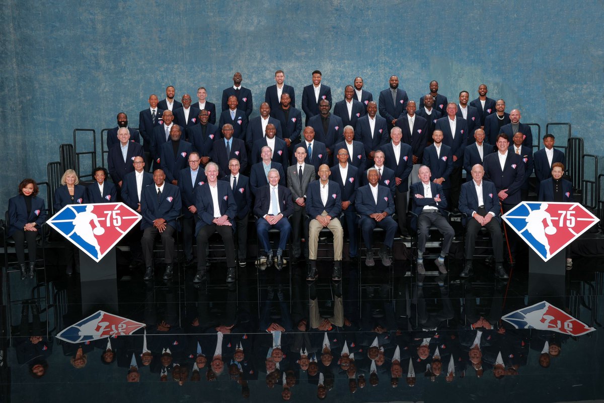 The 2022 #NBAAllStar #NBA75 Portrait!