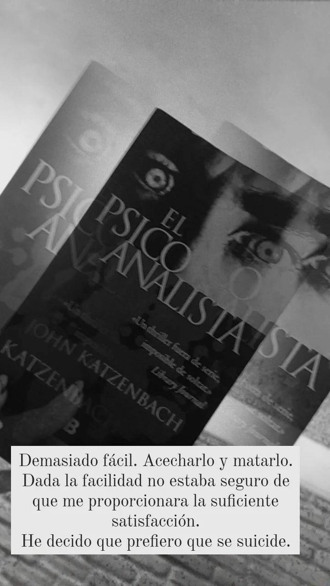 HotLectora's tweet image. &quot;El psicoanalista&quot;
Muy muy muy bueno.
Me está encantando