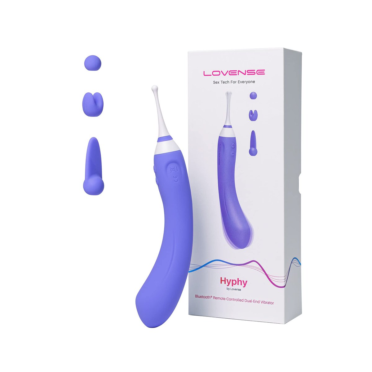 I just received a gift from Daddy via Throne Gifts: LOVENSE Hyphy G Spot  Vibrator for Clitoris Vagina Dual Stimulator, 3 Attachments Waterproof  Nipple Massagers for Female, Rechargeable Dildo Vibrator Adult Toy.
