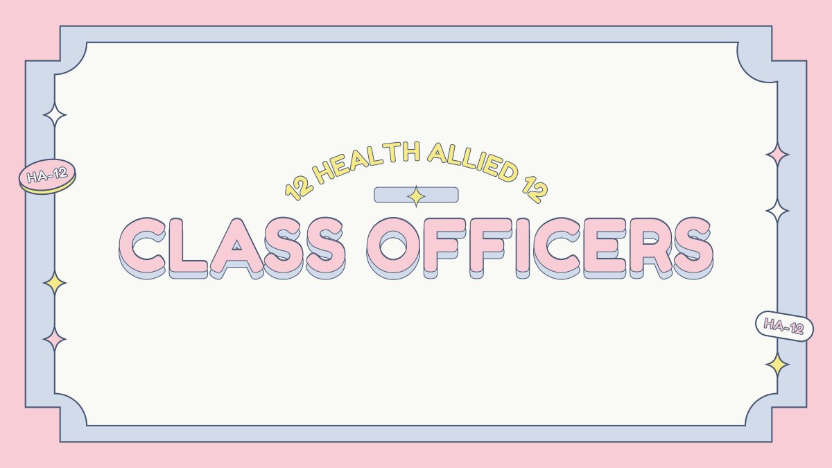 itreallyHArts12's tweet photo. Introducing 12HA-12's new set of officers and adviser for the 2nd Semester of AY. 2021-2022! 🐯✨
#itreallyHArts12
#classofficers https://t.co/3nAWwhB0Nw
