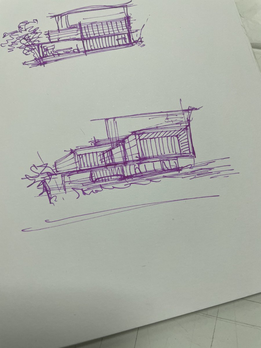A1kkw's tweet photo. Sketching design Ideas 
#architecture #design #art #sketch #architect https://t.co/gKN2PW2ZQd