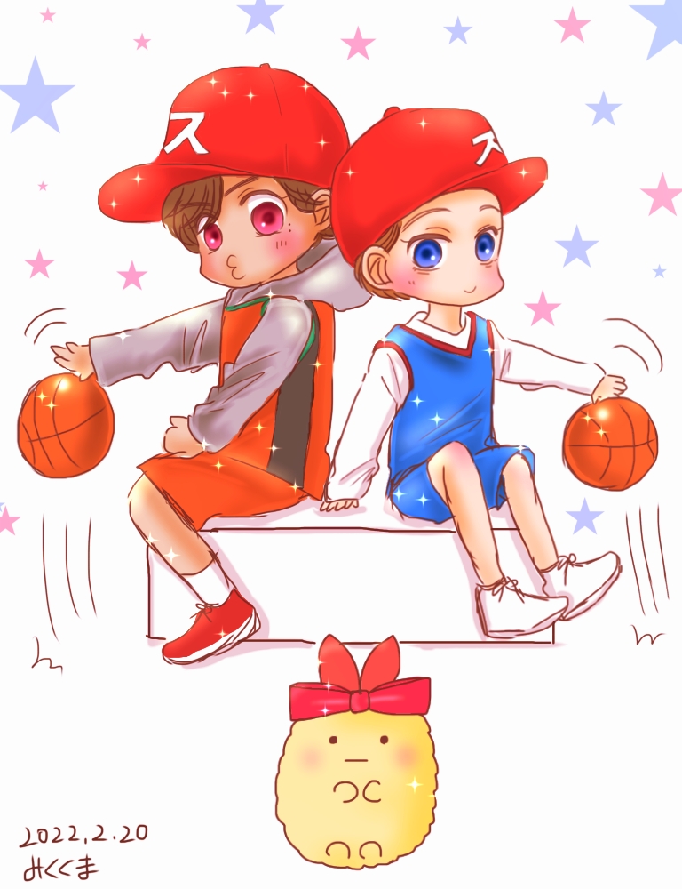 「いただいたくまんじバスケ服、
"ス"キャップをイラスト化
してみました✨
バスケ」|みくくま📎(:3冫 ﾉ)ﾉのイラスト