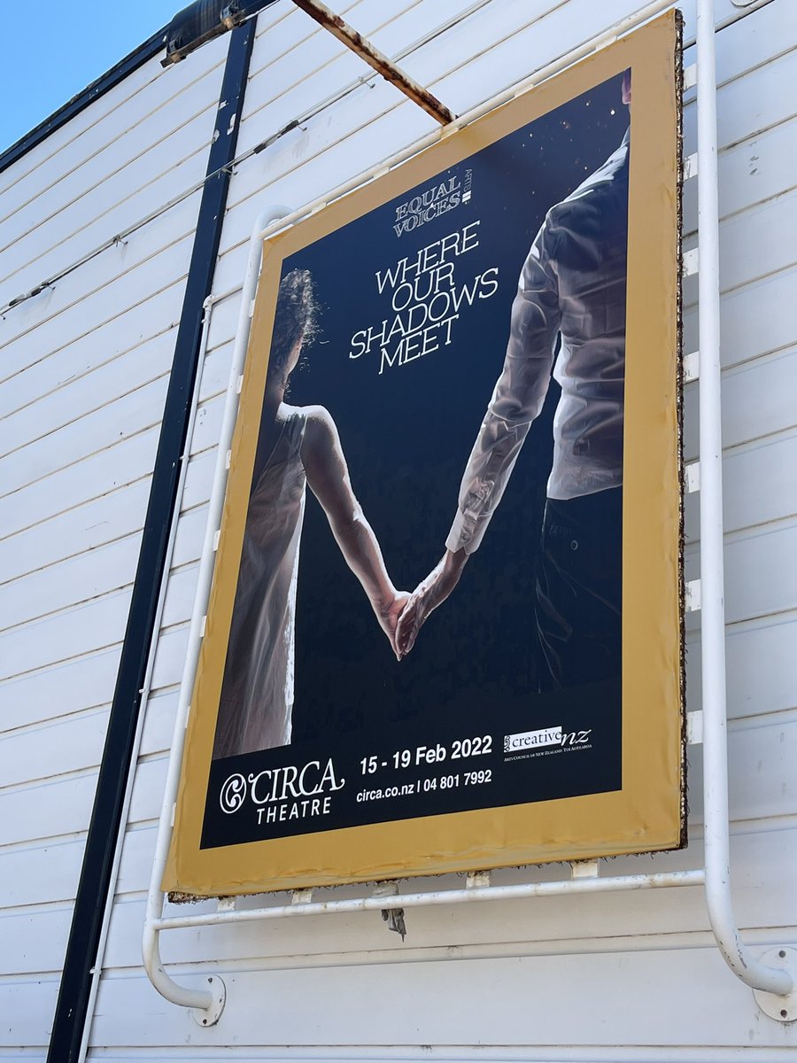 Such a joy to take #WhereOurShadowsMeet to @CircaTheatre last week with the @EqualVoicesArts whanau. Thank you to our wonderful #Deaf & hearing audiences & to @CreativeNZ for supporting this tour #NZSL #Deafandhearingteam #Deaftalent #theatre #aotearoa #NZ
