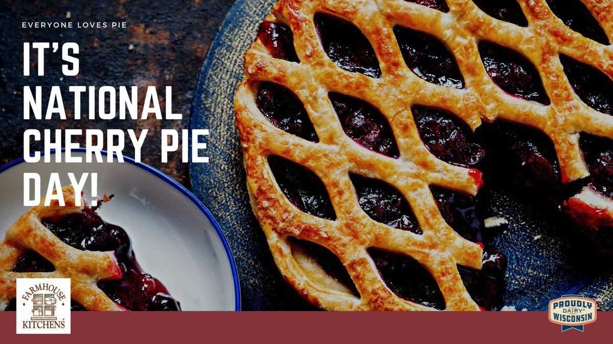 FrmhousKitchens's tweet photo. Happy #NationalCherryPieDay https://t.co/7CrYzWSSnk