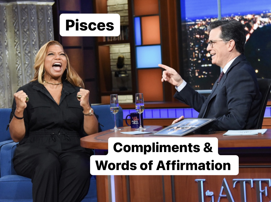 colbertlateshow's tweet image. It's officially #PiscesSeason ♓ Celebrate with us by tagging the #Pisces in your life! Featuring some of our favorite Pisces people as seen on #LSSC 😍 @Lupita_Nyongo @jonbonjovi @IAMQUEENLATIFAH
