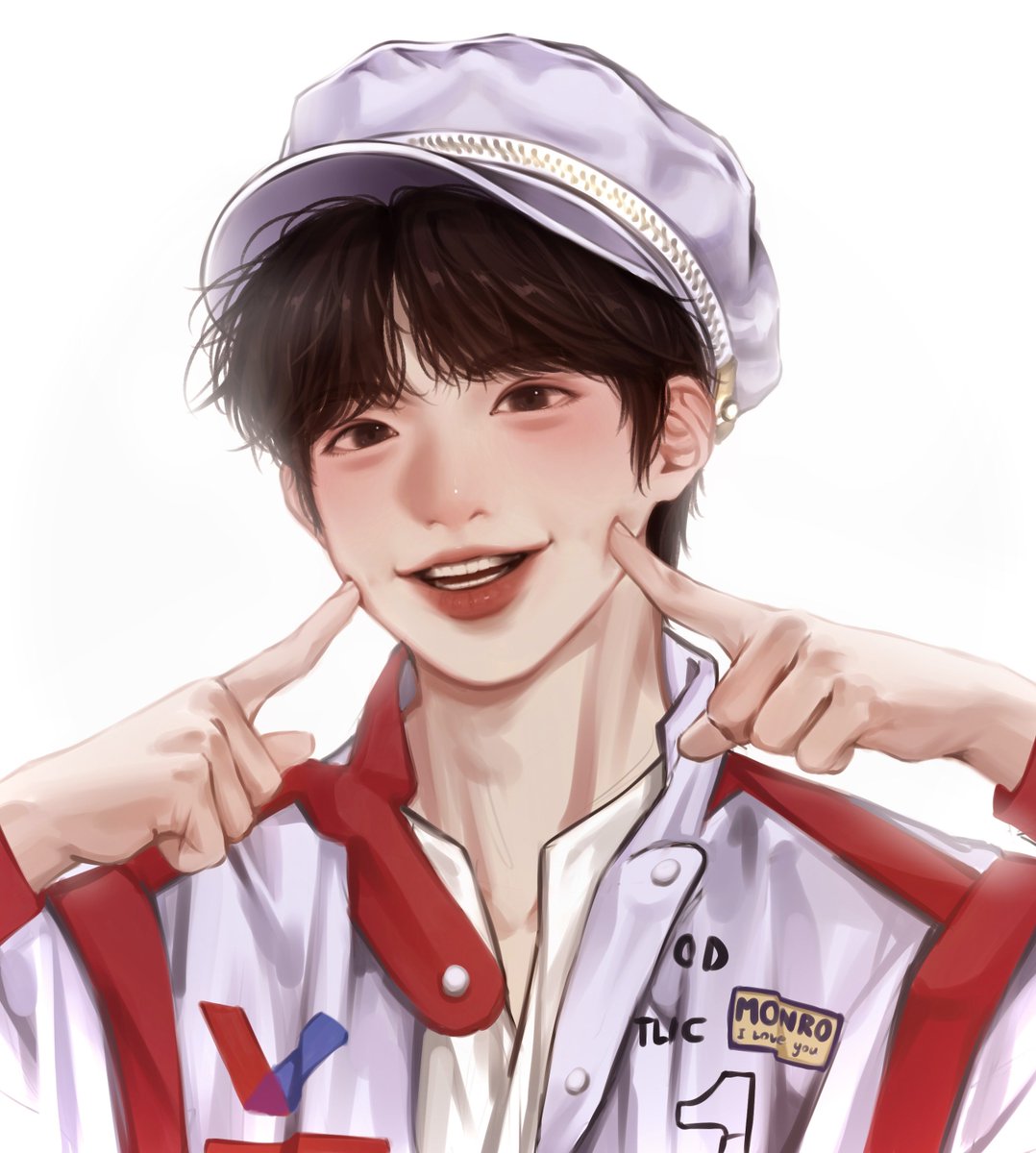 볼 콕 보고 싶어서 그렸어욬ㅋ 눈웃음은 뽀너수
#차준환