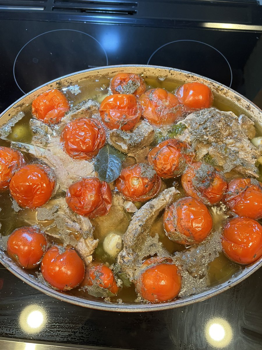 PaulSchnake's tweet photo. Getting back to trying my hand at making traditional Armenian dishes for my wife. Made khashlama with is a lamb stew with lots of herbs/spices and veggies. Turned out great! https://t.co/79Le6UL4eP