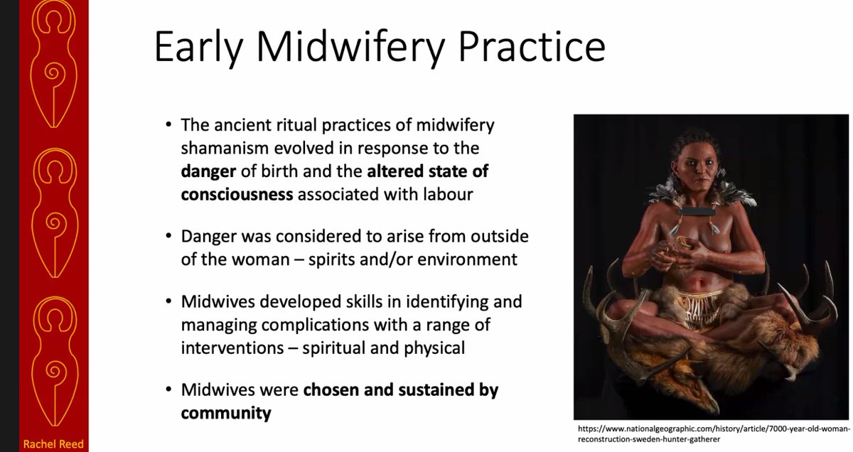 transcendancing's tweet photo. Dr Rachel Reed presents to us on the childbirth rite of passage, beginning with early (European) midwifery. @MidwifeThinking @MidwivesACM #HealthTimes #midwifery #sacredbirth https://t.co/wxc5fWFBc3
