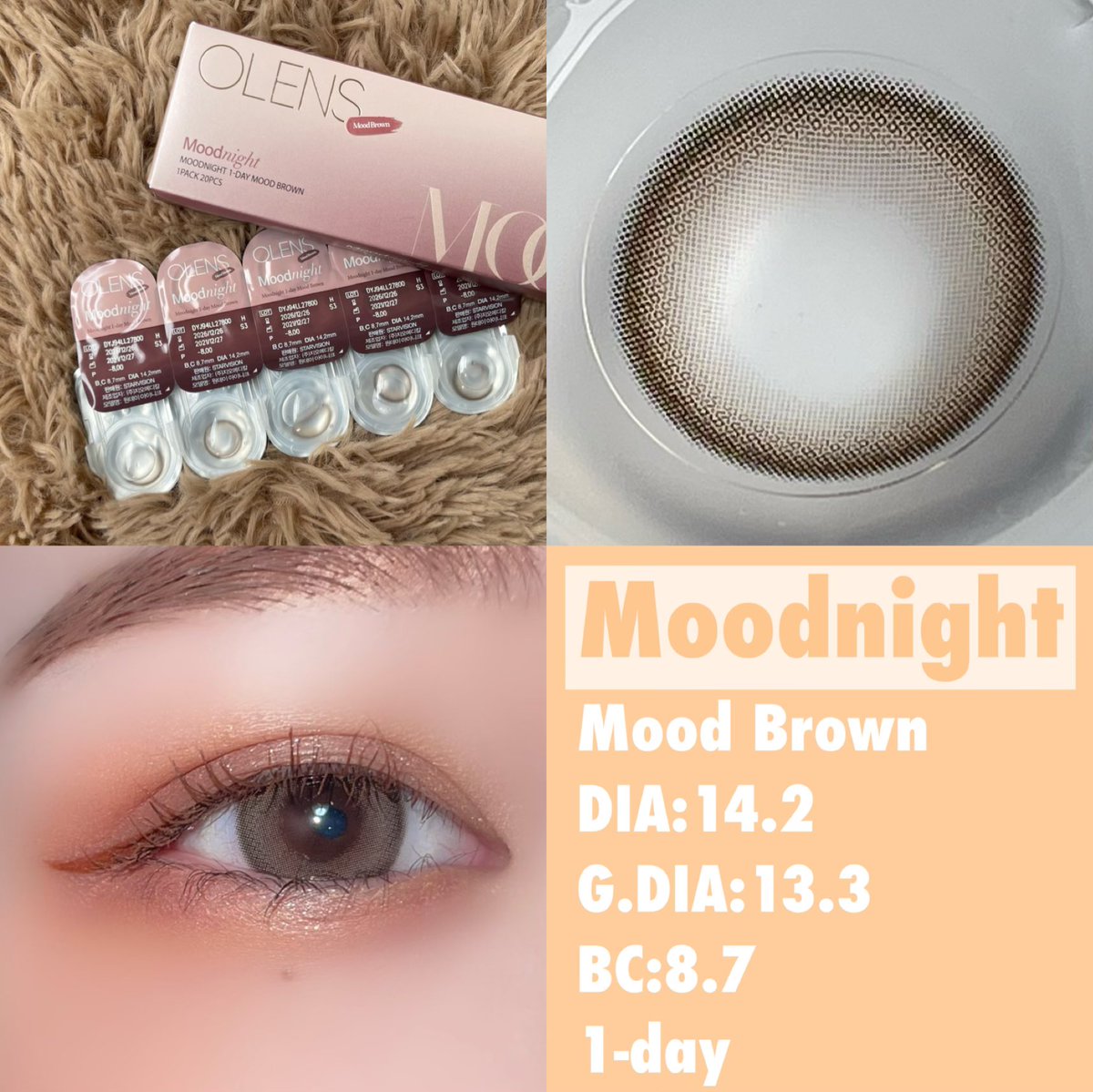 m_atm_98_'s tweet photo. POPLESNのMoodnightのmoodbrownをお試しさせていただきました💭

フチがグラデーションになっているので、柔らかい雰囲気になります。ナチュラルなブラウンカラコンなのでどんなメイクにも合いそうなカラコンだと思います🤤✨

#PPLENS #ポップレンズ #moodnight #ムードナイト https://t.co/1mAWGqZAfk