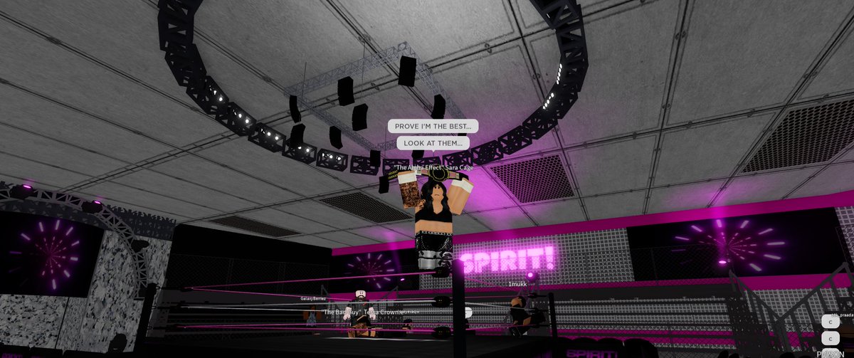 SaraCageAMW's tweet photo. I did what I said I would do. I walked in and walked out THE FIRST EVER SPIRIT WORLD CHAMPION and there's not a damn woman who can EVER stop me. I AM THE EVOLUTION. https://t.co/dRUo1ThPwP