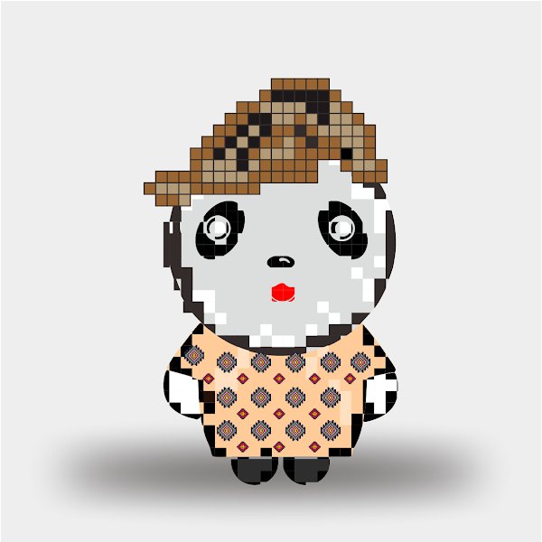 sibatic's tweet photo. Baby Panda Wearing Batik Solo Motif.

#NFTProject #NFT #NFTCollection https://t.co/ckNMBdKMsK