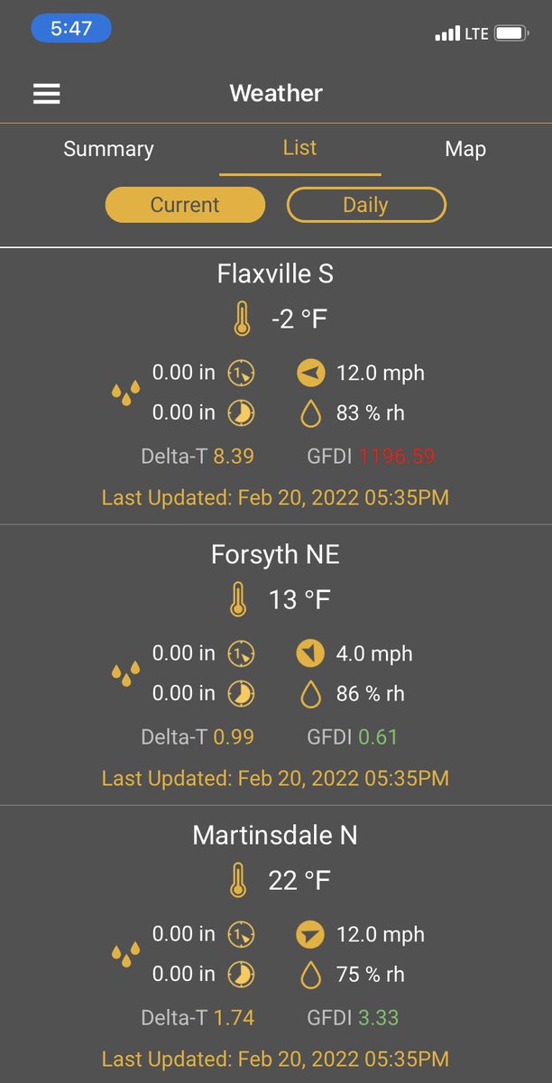 Current temperature differences between Northern,Eastern,and Southern Montana <a href="/farmers_edge/">Farmers Edge</a> #FarmCommand