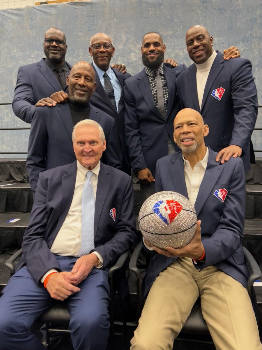 MagicJohnson's tweet photo. #NBA75 https://t.co/MvipX72Aqp