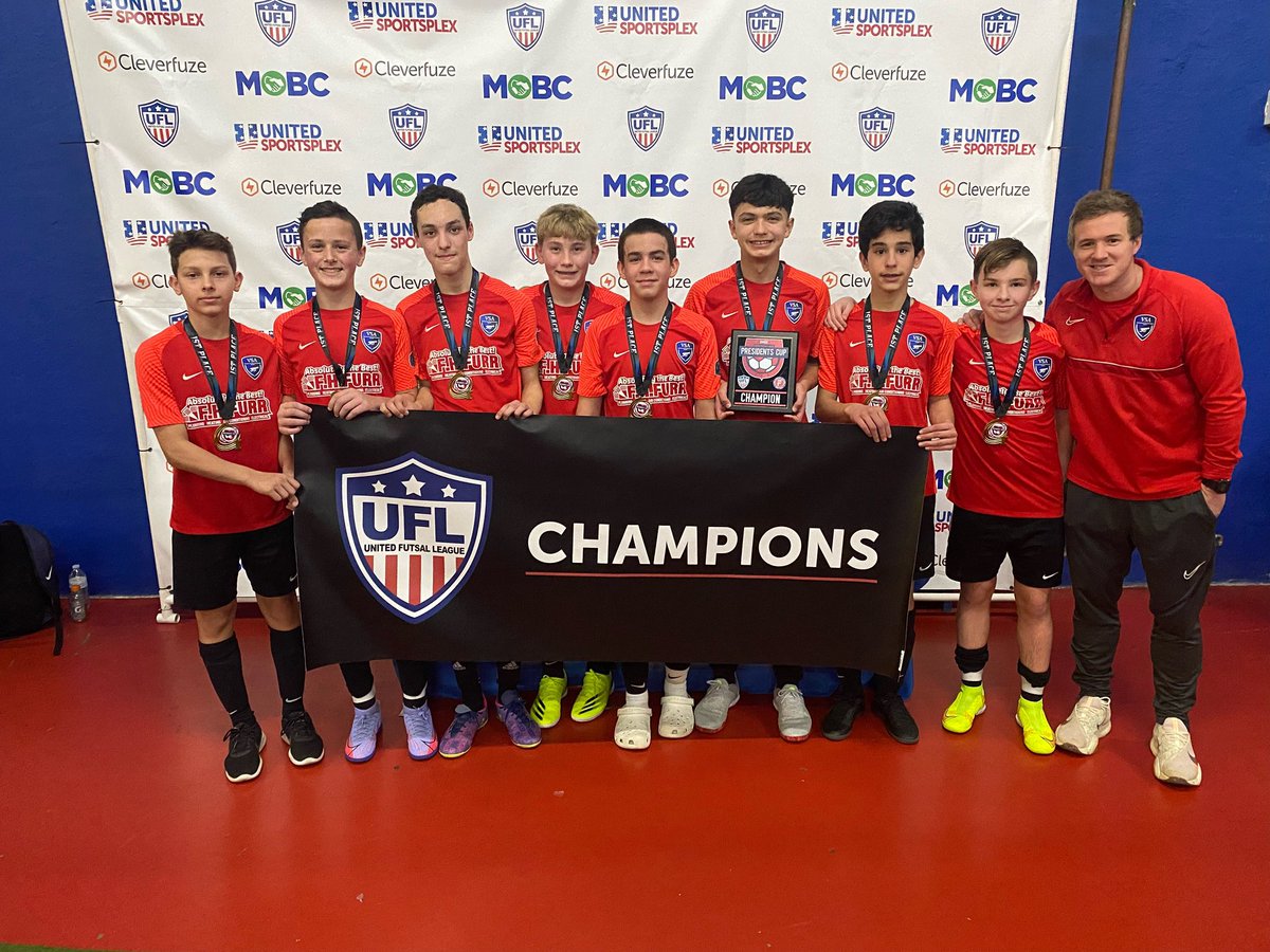 UFLfutsal's tweet photo. Congrats to the High School Boys #UFLPresCup22 Champions &amp; Finalists! https://t.co/QL7ZUr1K59