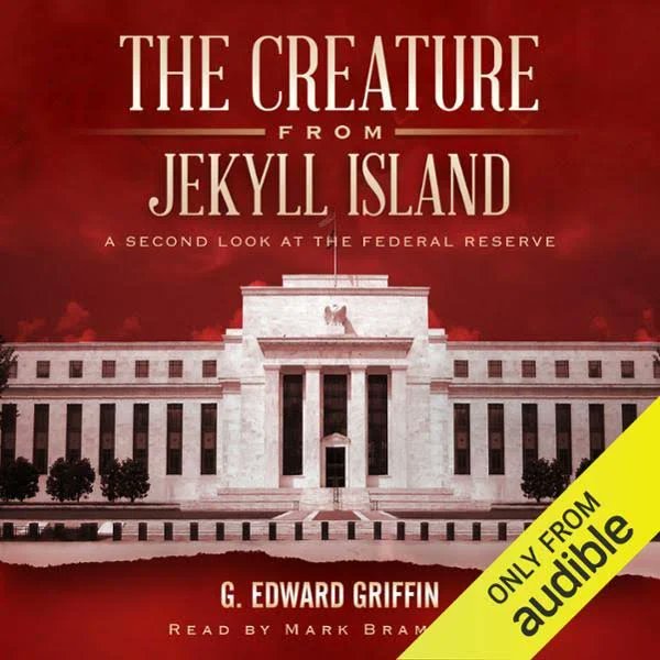 teknowguy's tweet image. Finished the "The Creature from Jekyll Island - Audiobook by G. Edward Griffin"
Really great book! I gained a better prospective on where we should be positioned, would like to here some of your thoughts on some of your strategies on hedging against these forces. #JekyllIsland