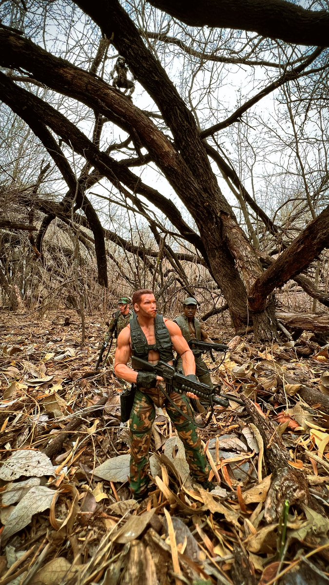 thegr8one85's tweet image. Next up is the badass Dutch &amp;amp; the poor Hawkins by @NECA_TOYS &amp;amp; my custom Dillon, that I’m very proud of. Dutch has been slightly tweaked with mixing parts to match the poster look.