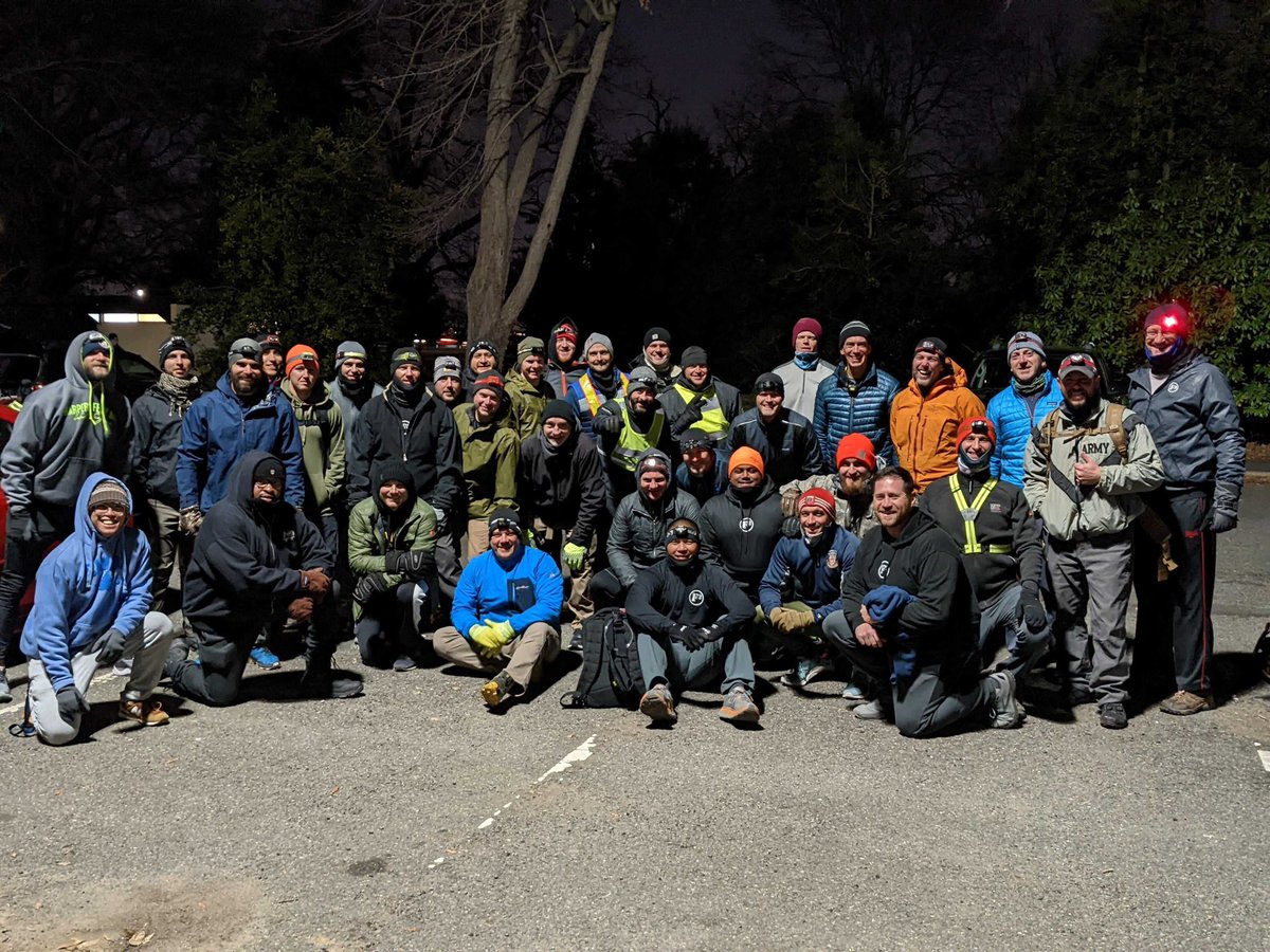 F3_Cowher's tweet photo. @F3CTWV @F3BlueRidge @F3TheCapital Pax from all over the DMV came together for the ARC (abominable Ruck Challenge). Over night lows around 15 degrees 6-12 miles in 12 hours https://t.co/aNWKCoeplj