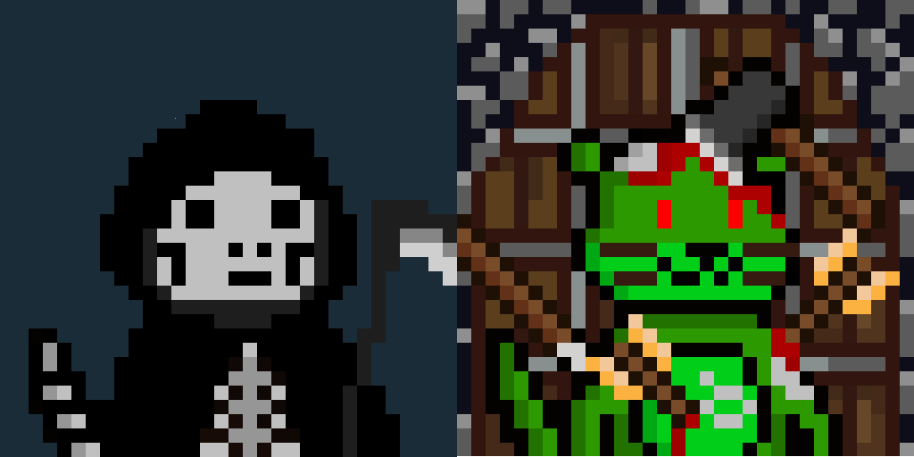 SolanaUOG's tweet photo. Legends of UOG #007 &amp; #008 are now live!
The Reaper, "Death" and The Undying, "Immotter"!

Starting Bid: 0.1 ◎
Tick Size: 0.1 ◎

Duration: 48H

https://t.co/wslxqbAtsR
*The Immotter might take some time to show up on the auction https://t.co/0CRll04INj