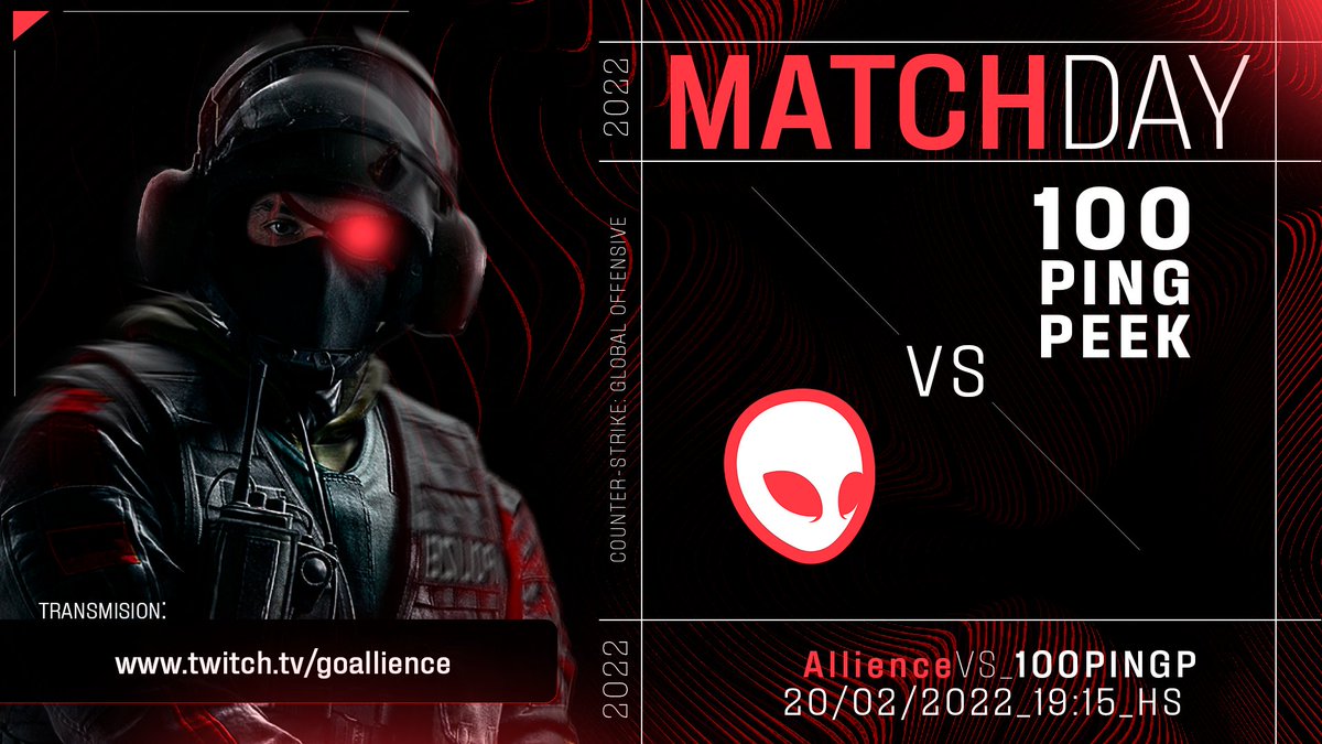 goallience's tweet photo. MATCHDAY!👽

Hoy disputamos en @ESEA OPEN vs 100 PING PEEK
Acompañanos en la transmision y ven a apoyar a los ALÍENS!👽

Nos vemos en punto de las 7;15pm UTC-6🇲🇽
Transmisión:
https://t.co/qtmqDbaXVU 🔫 https://t.co/RZkMRRO53p