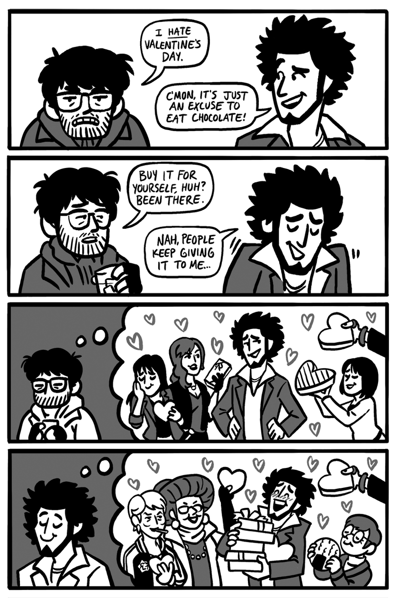 Happy belated Valentine's day, @Deertaiga! I was your RGG Secret Valentine and made you an Ichinan comic! 🥰💕 1/3 