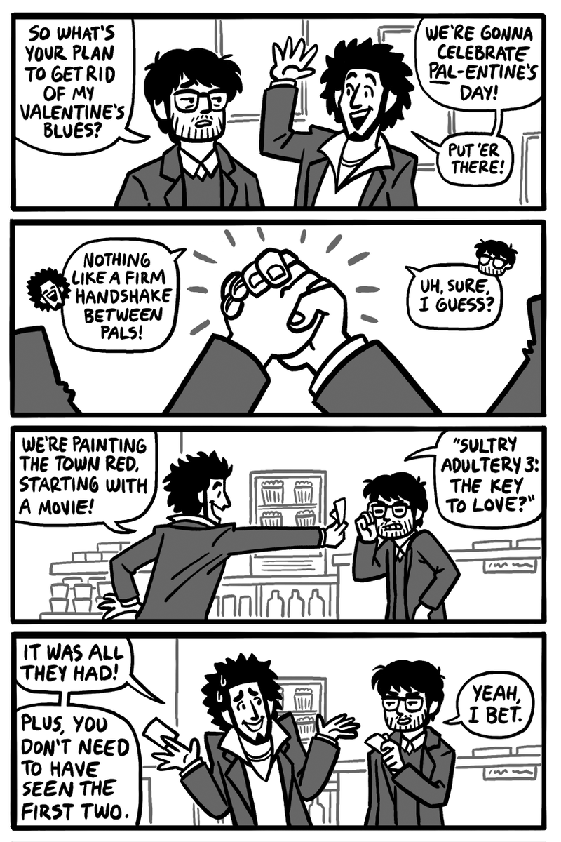 Happy belated Valentine's day, @Deertaiga! I was your RGG Secret Valentine and made you an Ichinan comic! 🥰💕 1/3 