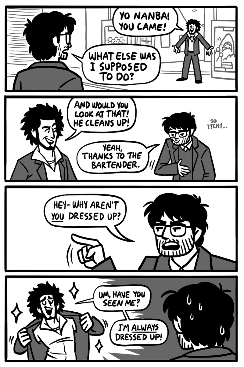 Happy belated Valentine's day, @Deertaiga! I was your RGG Secret Valentine and made you an Ichinan comic! 🥰💕 1/3 