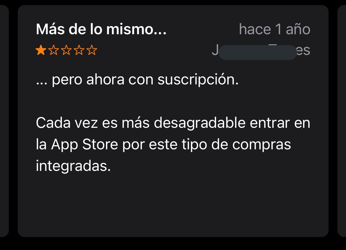 Nancypotillo's tweet photo. @AppleSupport ¿cuándo vuelven las app de pago y dejamos esto de las suscripciones? Estamos hasta el chocho. https://t.co/jIEyyirODA