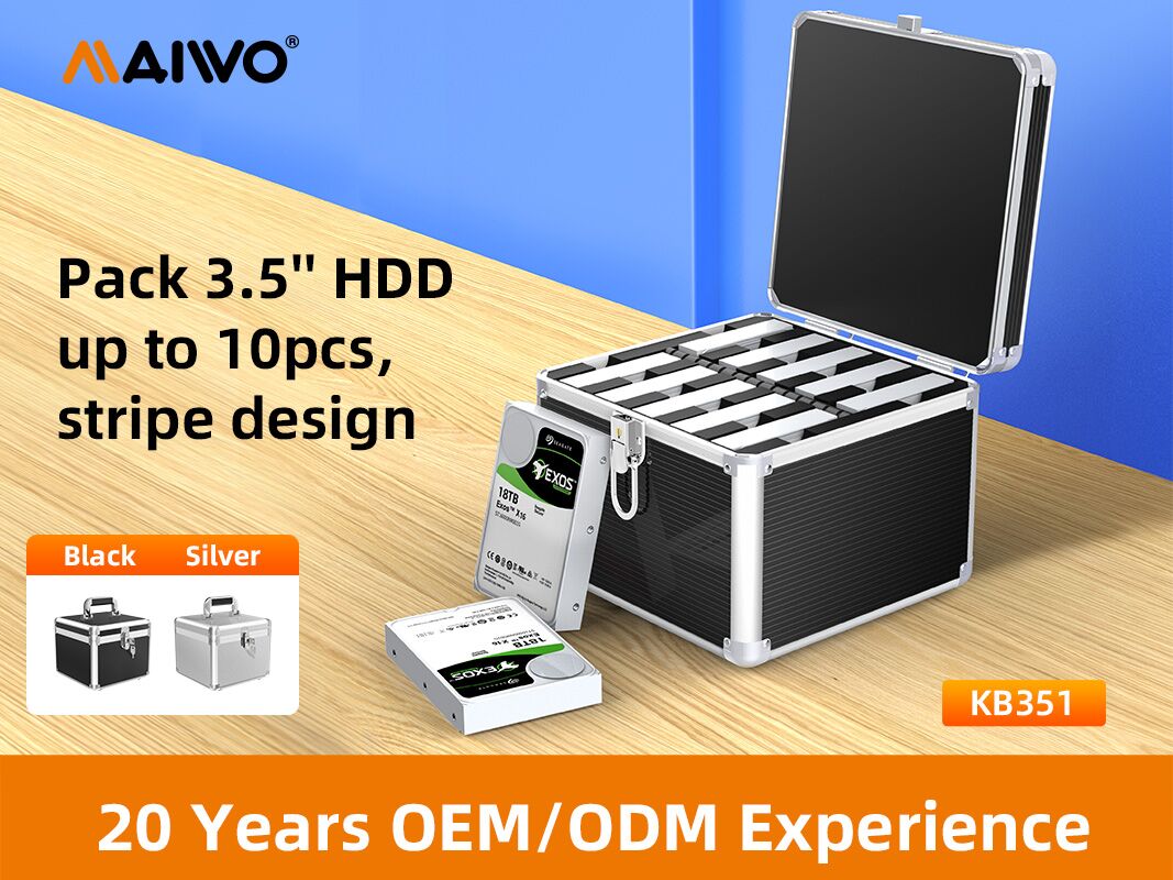 CecciHuang's tweet image. 10 Bays Box for 3.5" HDD - KB351
Support 10pcs 3.5" HDD
Stripe design, elegant appearance
Perfect for protecting &amp;amp; storing HDD 
Welcome your inquiry ~
#HDDbox  #HDDcase