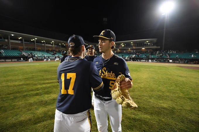 Image from Kent State Baseball (@KentStBaseball)
