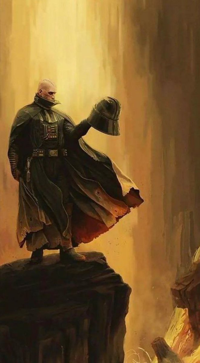 StarWarsW0rld's tweet photo. Excellent Star Wars art. #StarWars #StarWarsArt #Vader https://t.co/9BU06pZZCS