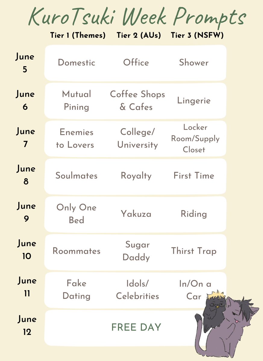 KuroTsuki Week 2022 || COMPLETE tweet media