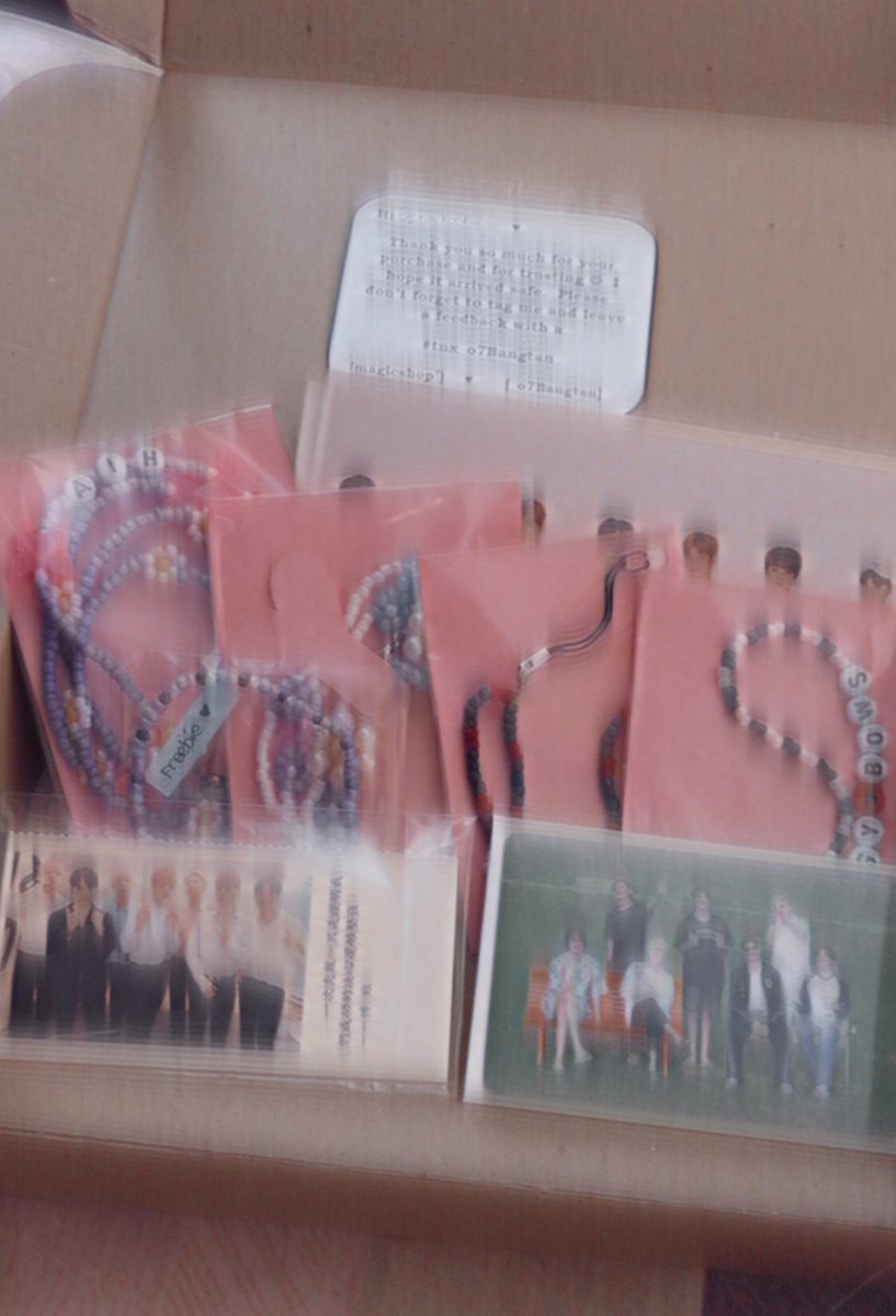 Taekoobii_'s tweet photo. ๐ฆ๐ซ
๊ฐ #Aghumails | #tnx_07bangtan ๊ฑ
hello po @_o7Bangtan mask chain and phone charms arrived safely po!! super pretty nilaaa and dumating na din yung ITS2 Group pc!!๐ค super happy and excited na ako gamitin sila!! until next budol po!!<3 https://t.co/kXyfleU1lA