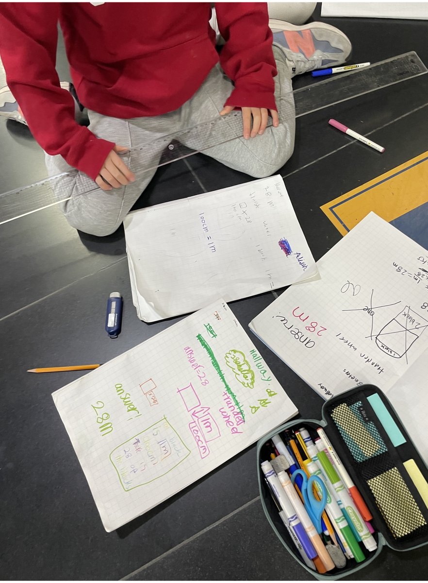 MelissaFleck8's tweet image. Fun Grade 2 exploration I happened upon today. Such excitement to measure! #pypmath