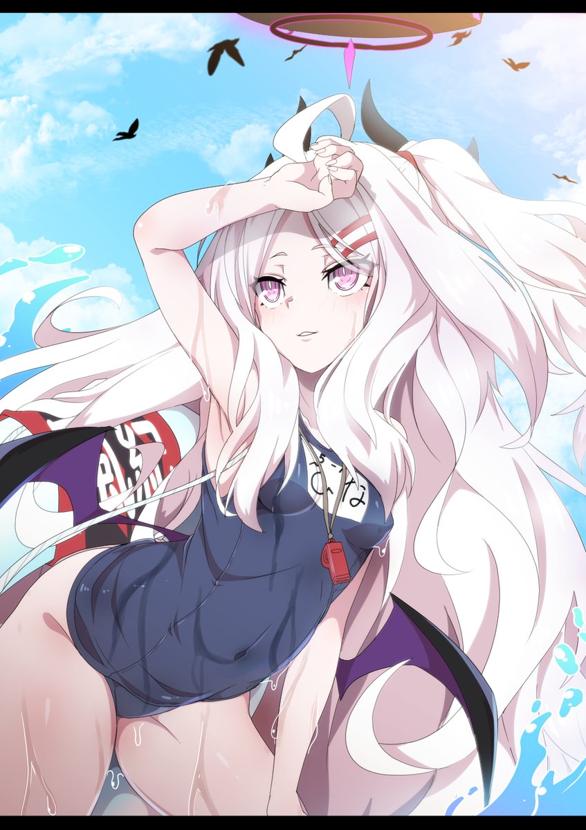 水着ヒナちゃ #ブルアカ 