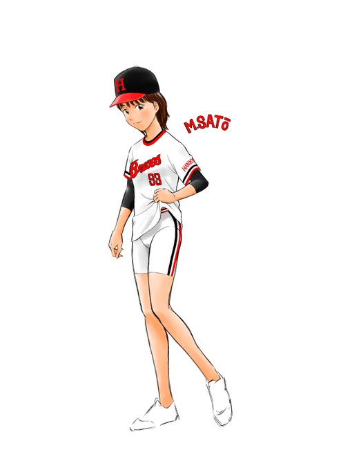 野球女子のtwitterイラスト検索結果