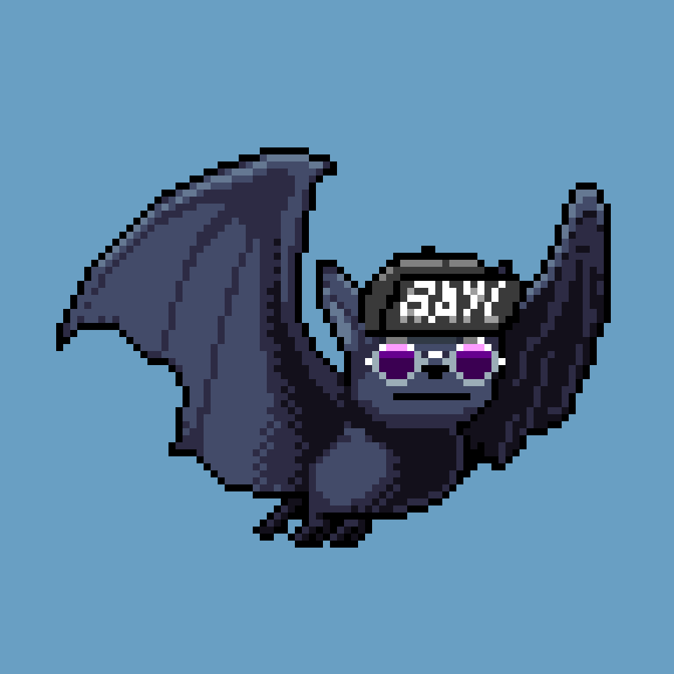 #3987 has been bitten by a <a href="/CryptoBatzNFT/">CryptoBatz</a>!

It created a MutantBatz #NFT with a #BAYC flipped brim, Ozzy glasses, and dumbfounded face 🦇

I freaking love it 🤘